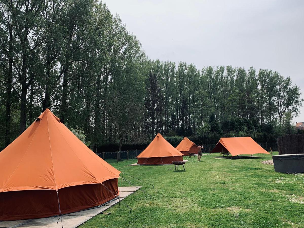 Fiertelmeers Boutique Glamping Hotell Ronse Exteriör bild